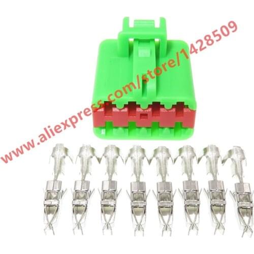 10 Sets 8 Pin 3.5mm Automotive Connector Wiring Harness Female Plug For Vehicle Car