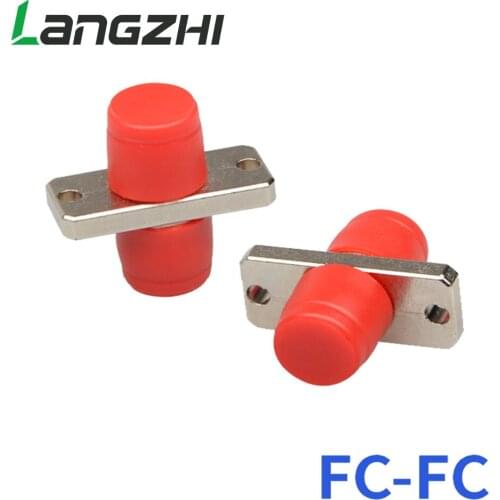 10pcs Telecom Munication Level Fc Square Flange Fc-fc Optical Fiber Coupler Adapter Fc Optical Fiber Adapters