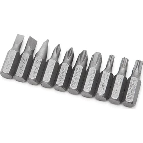 10 in 1 Socket Screwdriver L-shaped Angle Head Twin Wrench Driver Torx Flat Bit A0KF