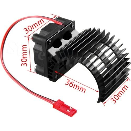 Alum RS540 540 Motors Heat Sink + Fan Cooling 550 Brush For RC Electric Car Model 1/10 Baja Heatsink