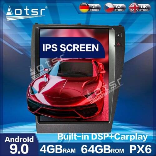 For Lexus ES240 ES350 2006 - 2012 Android Multimedia Player Tesla Screen 4G+64GB Car Radio Auto GPS Navigation DSP carplay WIFI