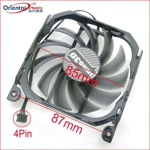 Free Shipping CF-12915S DC12V 0.35A 85mm VGA Fan For INNO3D GTX1060 ITX GTX650ti 750 750ti Graphics Card Cooling Fan