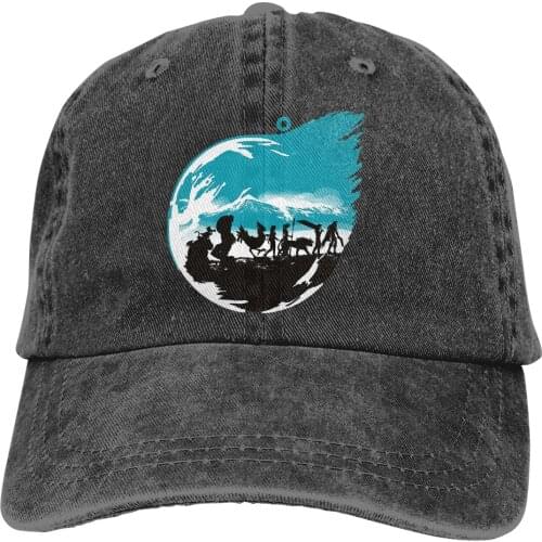 FELLOWSHIP OF THE FANTASY Cotton Cap Baseball Cap Hip Hop Fitted Cap Final Fantasy Role playing video game series Coast Hats