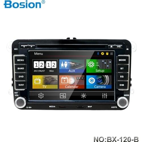 2DIN 7'' for VW Golf V passat bora turan DVD car dvd player with GPS touch screen ,steering wheel control,stereo,radio,usb,BT