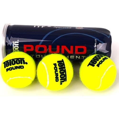 Adult Youth Tennis 3 Balls Canned Professional Game Ball Wear-Resistant Training Ball Suit for Beginner School Tennis Club
