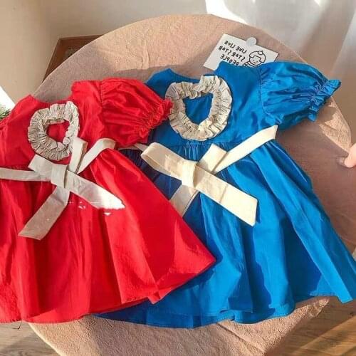 Mihkalev Bow Baby Girl 2021 Summer Dress For Kids Cotton Princess Tutu Dress Kids Children Party Dress vestido niña