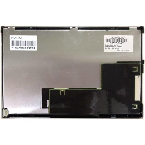 LQ070Y3LW01 7.0 inch 800X480 Resolution industrial Lcd Screen Panel Modules Replacement