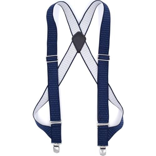 Fashion Men women Lumberjack harness suspender high quality classic 2 Big clips straps suspenders denim suspender