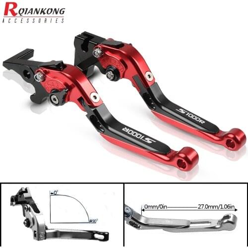 Motorcycle Clutch Brake Levers CNC Aluminum Adjustable Extendable Lever Accessories For BMW S1000R S 1000 R S1000 R 2015 2016