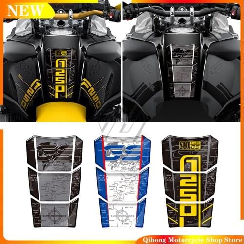 Motorcycle Tank Pad Sticker Waterproof Wear-Resistant protection Sticker- 40 Years GS For BMW Motorrad R1250GS Adventure 2019