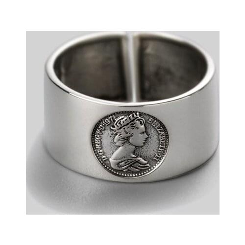 New Charming Queen Finger Ring for Women Vintage Boho Knuckle Party Rings Gothic Punk Jewelry Gifts for Girls 2020