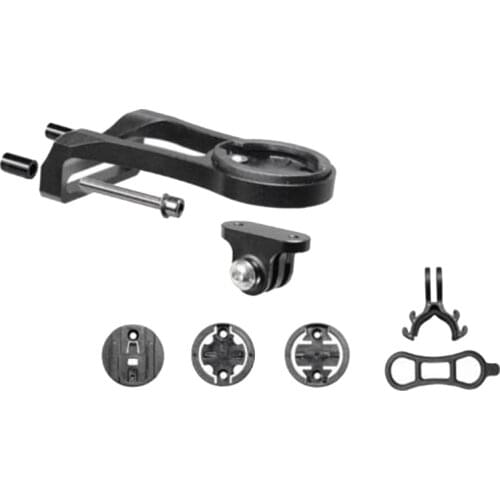 New MTB Road Bicycle Camera Mount Holder Out Front Bike Stem Extension Support Holder Extension Bracket(Black)