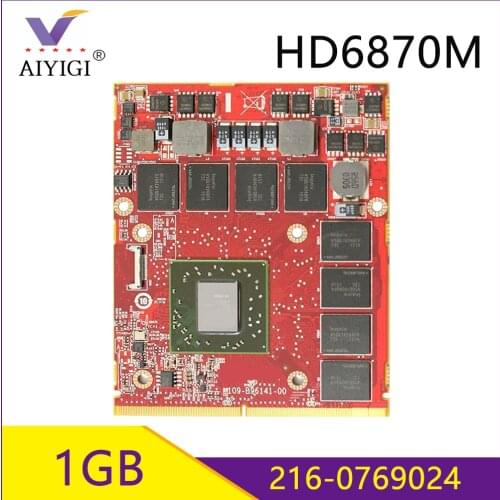 Radeon HD6870 HD6870M GDDR5 1GB 216-0769024 Video Graphics Card With X-Bracket For Dell Alienware M15X R2 M17X R2 R3 M18X Tested