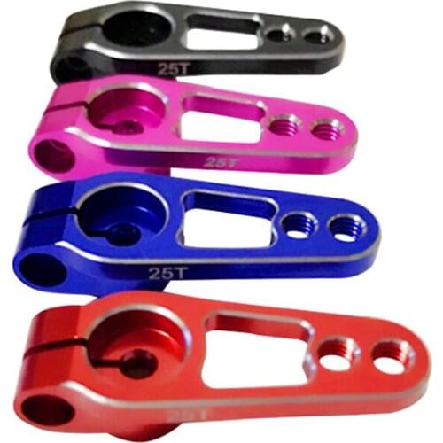 Hot Selling 1 Pair Aluminum Alloy Steering Servo Arm Horn 25T 31mm Parts for RC Car Crawler