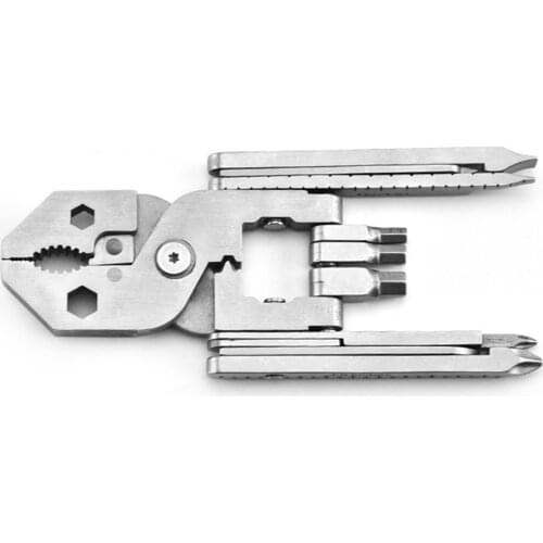 25 in 1 Multitool Pliers Camping Multi Tool for Survival Hiking Premium Stainless Steel Tool high strength no rust and luster