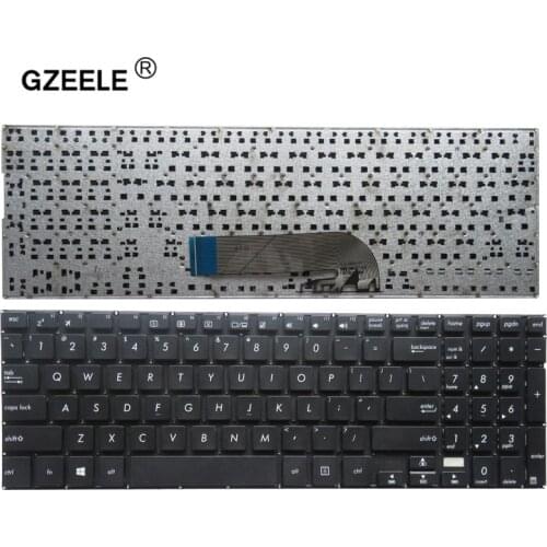 GZEELE English laptop keyboard for ASUS TP500L TP500LA TP550L TP550LB TP550LU US Layout without frame black