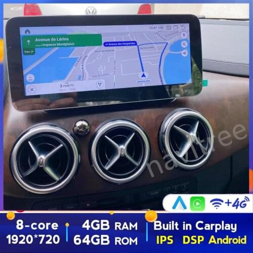 12.5" HD1920*720 4G Android 10 Car Radio Audio multimedia player GPS Navigation for Mercedes benz B Class W245 w246 2011-2018
