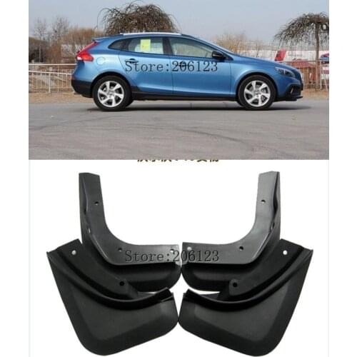 For VOLVO V40 Hatchback 2013-2017 2014 2015 2016 Set Molded Car Mud Flaps Mudflaps Splash Guards Mud Flap Mudguards Fender