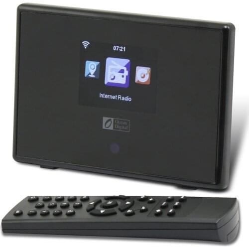 Ocean Digital Radio Tuner Modelc IRT-01C WiFi WLAN Internet Radio with Blue tooth Receiver, UPnP&DLNA, Audio Out Desktop