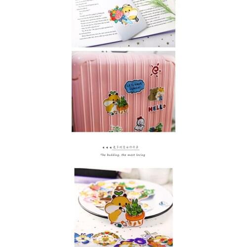 40pcs cute cat and dog cartoon photo album scrapbook waterproof decoration sticker DIY handmade gift scrapbook sticker