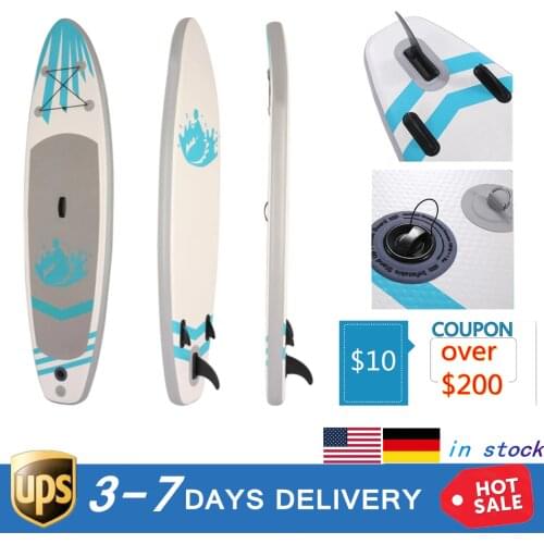 Inflatable Stand Up Paddle Board Deck Skill Levels Single-layer Surf Board fishing SUP board surfing board For Beginner Intermed