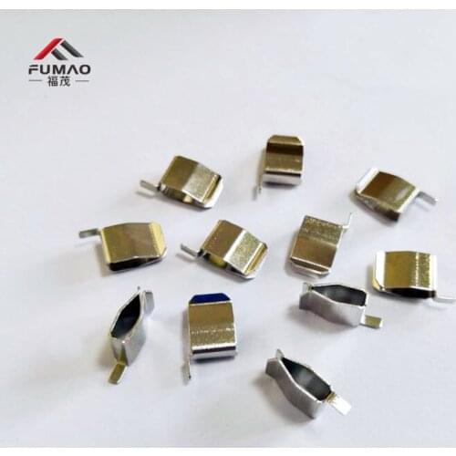 FUMAO Custom socket switch fitting parts metal stamping nickel-plated contact shrapnel