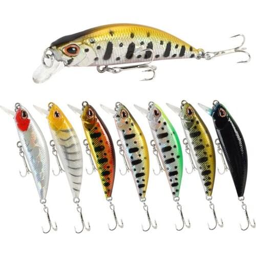 5g/5.5cm Minnow Fishing Lure Lasers Hard Artificial Bait with 3D Eyes Fishing Tool BHD2