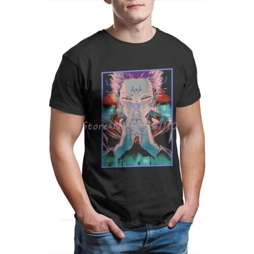 Jujutsu Kaisen Sukuna Evil Premium Tshirt Crewneck Big sell Big Size T Shirt Tees Pure Cotton Short Sleeve