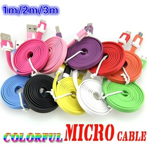 Micro USB Cable 5V2.4A Fast Charging Mobile Phone Micro USB Charger Cable for Sumsung Galaxy S8 S9 Xiaomi Huawei Android Tablet