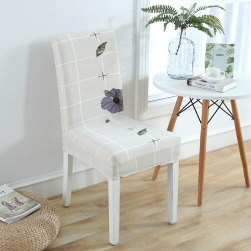 Colorful Flower Stretch Home Decor Dining Chair Cover Spandex Decoration covering Office Banquet Hotel chair Covers