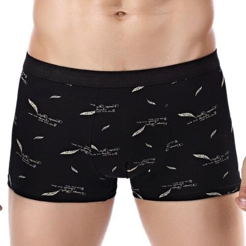 NW52 Boxershorts Men Comfortable Boxers Men Soft Cotton Male Underwear Boxer Shorts Calzoncillos