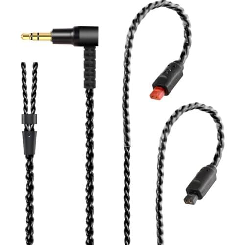 Applicable To IM50 70 01 02 03 04 4-strand UE Braided Earphone Upgrade Line Oxygen-free Copper Wire Core Earring Shaping