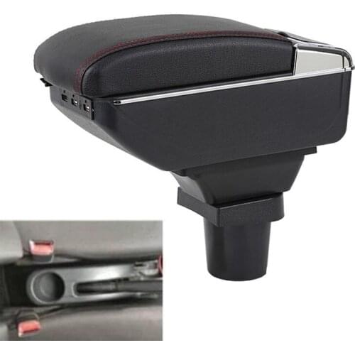 For perodua viva armrest box central Store content Storage box with cup holder ashtray accessories