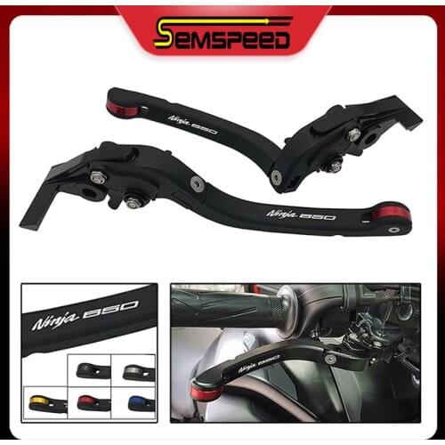 SEMSPEED Motorcycle Handle Adjustable Folding Brake and Clutch Levers For KAWASAKI NINJA 650 650R Ninja 650 2017 2018 2019 2020