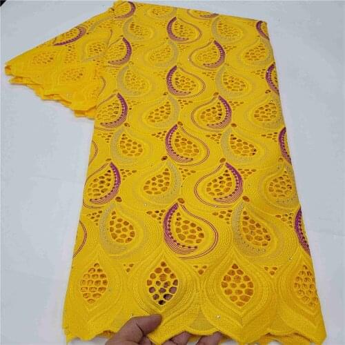 SJ Lace Swiss Fabric 2021Lace Embroidery Cotton African Lace Sewing 100% Cotton Material Swiss Voile Lace In Switzeriand h2-44