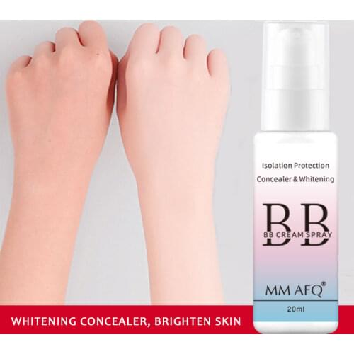Skin Whitening Spray Facial Sunscreen Protection Toning Sunblock Spray Anal Bleach Armpit Whitening Underarm BB Cream Foundation