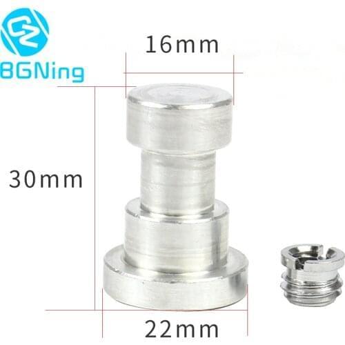 1/4 to 3/8 Adapter Screw for B Type Light Stand C-shape Bracket Flashlight Mount Holder Tripod Accessories