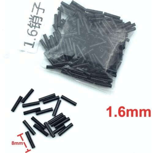 1.6mm Roll Pin Metal Car Key Pin Folding Remote Key Fixing Screws Car Key Retaining Pins Fixed Connector(200pcs/bag)