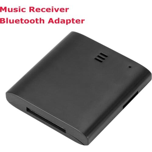 30pin Bluetooth-compatible Adapter 2.1 A2DP Audio Music Receiver For 30Pin IPhone IPod Dock Interface JBL Speaker Black