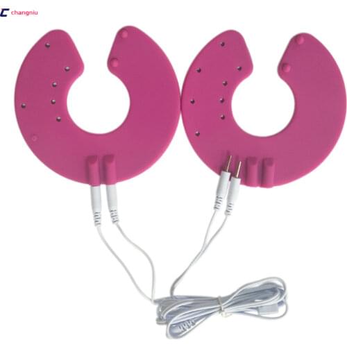 10pcs/lot Electrob Breast massager pads for Muscle Firmer Massager Healthy Breast Enhancer Enlarger free shipping