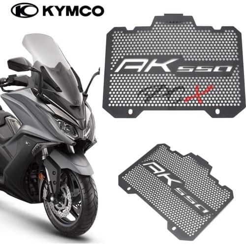 Motorcycle Accessories Radiator Grille Guard Cover Protectornk stainless steel For KYMCO AK550 AK 550 2017-2018