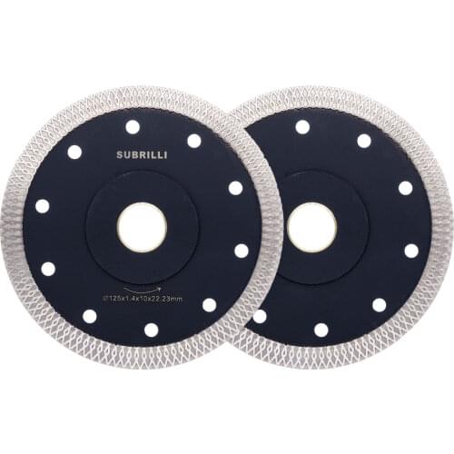 5" Super Thin Diamond Saw Blade For Tile Ceramic Granite Marble Wave Style 125mm Diamond Cutting Disc Aggressive Circular Saw