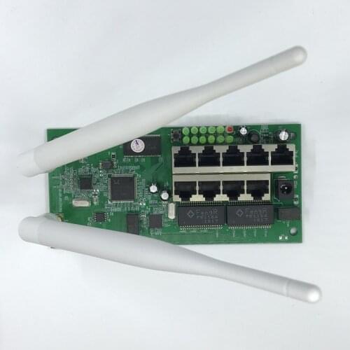 ANDDEAR-9 poort draadloze router moederbord module custom schroef gat metalen shell breedband snelle thuis kit 2.4g draadloze