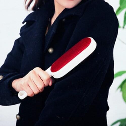 Anti-Static Magic Lint Dust Hair Remover Cloth Dry Cleaning Brush Double-sides sweater Sticky Wool Device clothing dust brush