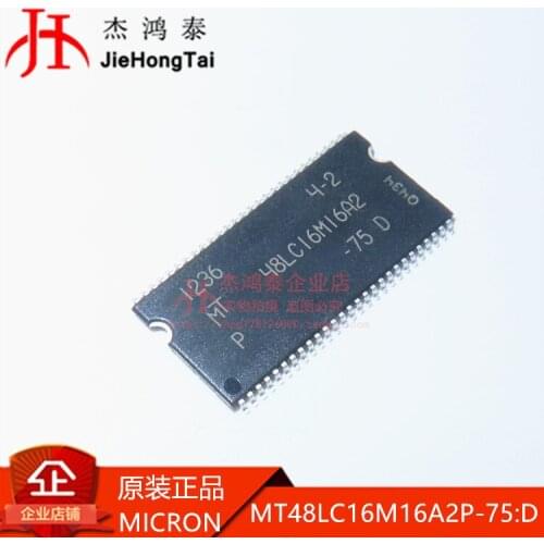 Free shipping MT48LC16M16A2P-75:D TSOP54 SDR SDRAM 256Mbit 10PCS