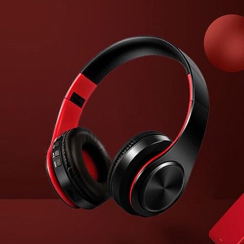 Wireless Headphones Bluetooth Earphone Bluetooth Headset Foldable Adjustable Handsfree Headset with MIC for mobile phone