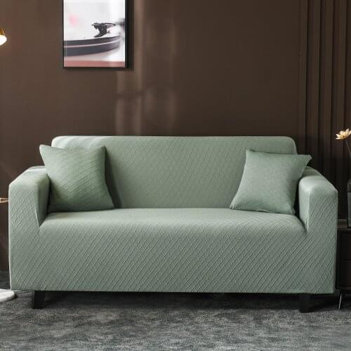 Jacquard sofa cover Stretch sofa protective cover assemble sofa 1/2/3/4 seats lattice