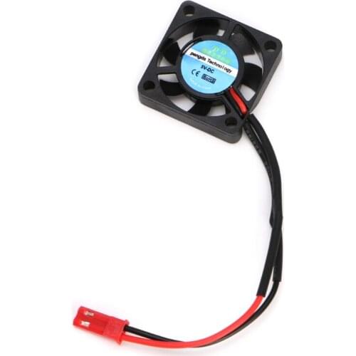 DC 5V 30*30*7mm Small 2Pin Brushless 2-Wire 3007S Axial Cooler Cooling Fan Black ABS