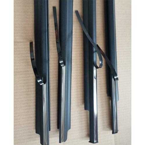 Car Door Glass Outer Layering Window Chrome Strips Decorative Seal For Toyota Corolla 2006-2013 Year