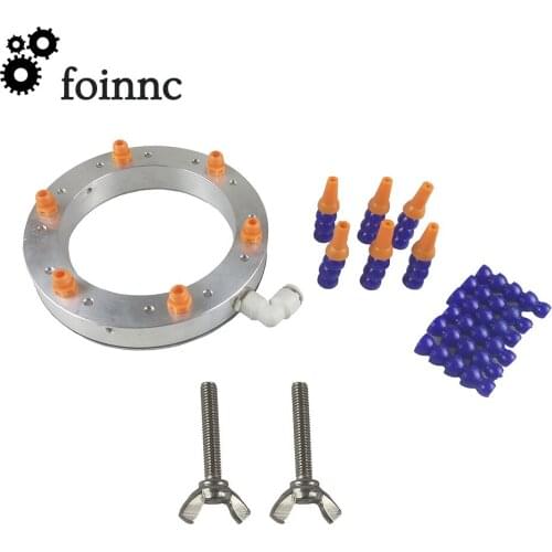 CNC Engraving machine Water spray ring inner Diameter 100mm with Nozzle inner diameter 10mm for Cooling drilling & milling tools
